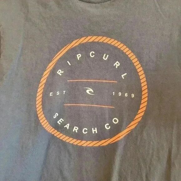 Ripcurl Men's Gray Graphic Crew Neck Short Sleeve T-Shirt - Picture 5 of 6